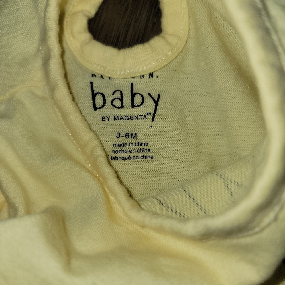 LOT OF 2! RAE DUNN BABY BY MAGENTA SWEETEST BABY EVER & ALWAYS DREAMING ROMPERS - Picture 5 of 8